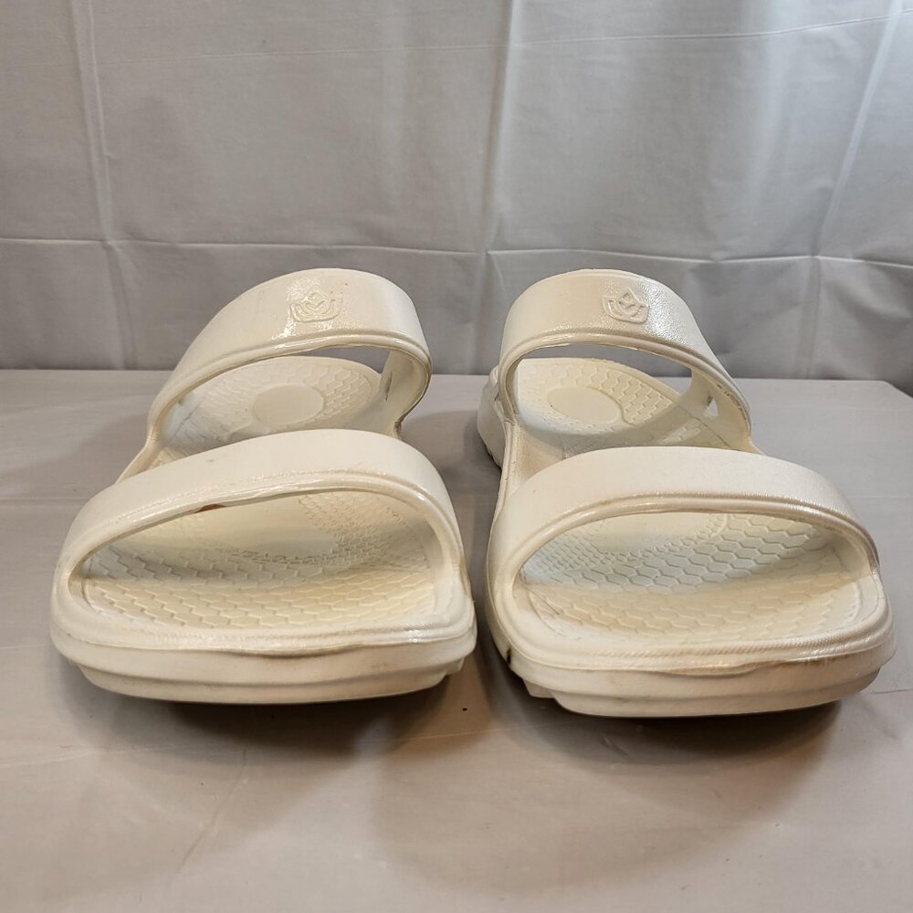 Spenco Orthotic Slim Slide Sandal Woman Size 8 White - Picture 3 of 6